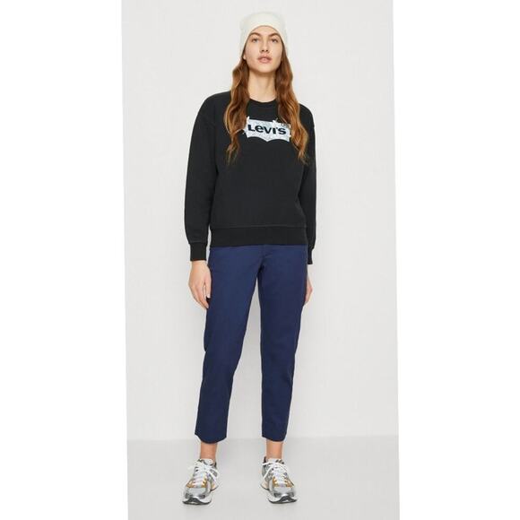 Nwtg Levis Women's Sweatshirt With Floral Logo Size S - Picture 1 of 6